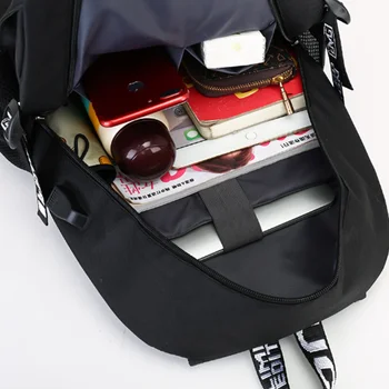 Karšto pardavimo Paauglių mados Schoolbags USB vyrams, moterims, Kuprinės, Oksfordo audinys Berniukas Mergaitė mielas maišelį mochila