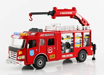 KDW 1:50, lieto Automobilių Modeliai Inžinerijos Transporto priemonių Ugnies Sunkvežimis Krano Gelbėjimo Van Žaislai Vaikams