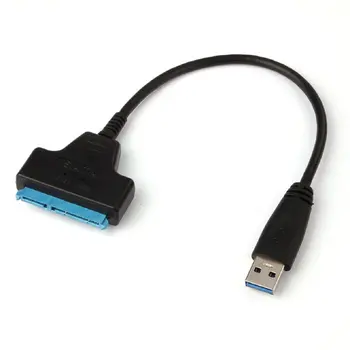 Keitiklio kabelį, USB 3.0 port Sata III SSD / HDD 2,5 colio, Juoda / antracitas