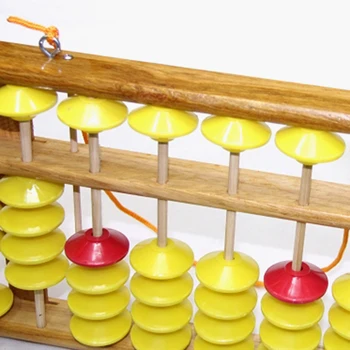 Kinijos Abacus 13 Stulpelyje Medžio Kabykla Didelis Dydis neslidus Abacus Kinijos Soroban Priemonė Matematikos Vaikus Matematikos Švietimo Žaislas 58Cm