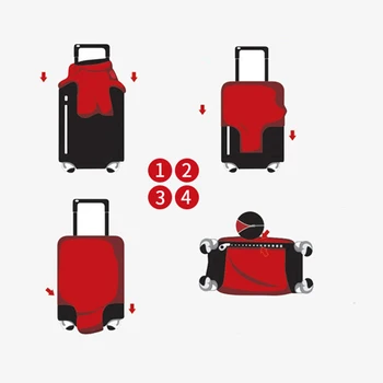 Kinijos klasikinis modelis bagažo raštas lagaminą elastinga apsauginiai dangteliai kelionės reikmenys Vežimėlio atveju dėl Dulkių