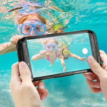 KISSCASE Vandeniui Telefono dėklas Samsung Galaxy S10 S10E Plius Vandens Įrodymas Krepšys Samsung Note 9 8 po vandeniu Apsauginis Dėklas
