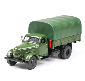 Klasikinis 1:32 CA10 karinių sunkvežimių lydinio modelis,modeliavimas, lieto garso ir apšvietimo transporto modelio, surinkimo ir dovanos,nemokamas pristatymas