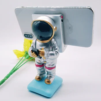 Klasikinis Astronautas Astronautas Mobiliojo Telefono Laikiklis Stovėti Išmaniųjų Telefonų Turėtojas Paramos Stalo Dekoro 