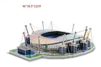 Klasikinis Popieriaus 3d Dėlionės Dėlionės Stadionas Atletico Madrid Įspūdį Architektūros Stadio Prancūzija Parc Des Princes Futbolo Stadionuose Žaislai