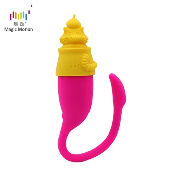 Klitorio Vibratorius aksesuaras Magic Motion sekso žaislas, skirtas Moters Vaginos stimuliatorius Magija Elizabath Katė Vibruojantis kiaušinis Bžūp Flamingo