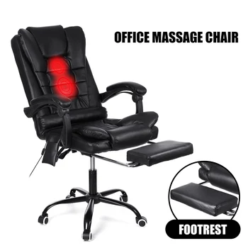 Kompiuterinių Žaidimų Kėdė Guli Masažas Kėlimo Pasukti Kėdžių Kojoms Office Aukščio Pasukama Oda Vykdantysis Masažo Kėdė
