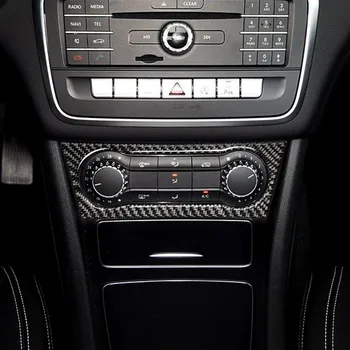 Konsolė Oro Kondicionavimo sistema, CD Skydelio Dangtelį Apdaila Mercedes Benz X156 W176 C117 CLA GLA A B Klasės Anglies Pluošto