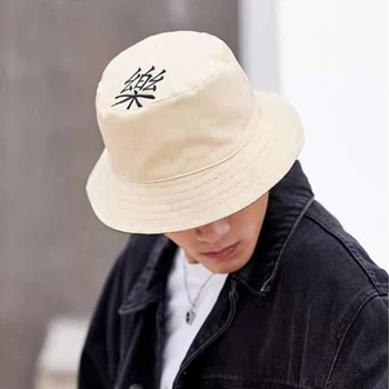 Korėjos Stiliaus Medvilnės Kibirą Kepurės Vyrams Vasaros Saulės, Skrybėlės, Kepurės su Dideliais Kraštų Vyrų Mados Dvipusis Chaki Paplūdimio Bžūp Hip-Hop
