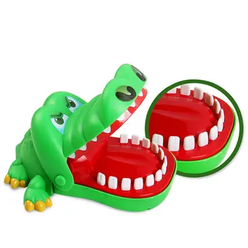 Krokodilo Įkandimo Piršto Dantų Gags Žaislai Juokingas Šeimos Praktinis Šalies Žaidimas Vaikams Suaugusiųjų Juokas Garso Akis Nuo 1 Iki 4 Žaidėjų