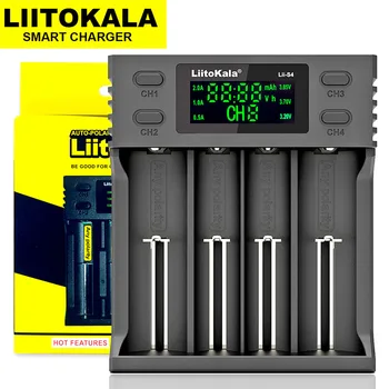 Kroviklis Lii-S1 Lii-S2 Lii-S4 Lii-S6 Lii-P8 už įkraunama 1.2 V NiMH), 3,7 V Ličio 3.2 V LiFePo4 21700 26650 18650 baterija