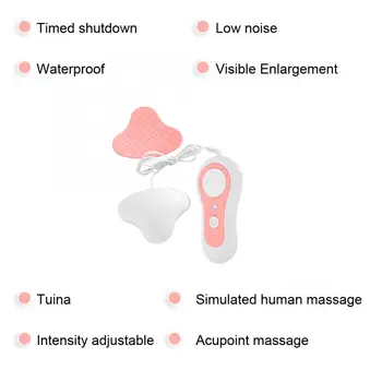 Kūno Atsipalaiduoti Krūtų Didinimo Vandeniui Krūtinės Didinimo Massager Karšto Suspausti USB Massagem