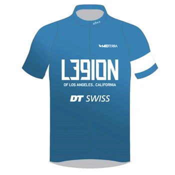 L39ION DT SWISS Trumpas Rankovės Dviračių Marškinėliai Vyrams Pro Team Jersey Uniforme Viršūnes Aukštos quailty Maillot Ciclismo Ciklo Dėvėti Cycliste
