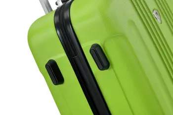 Lagaminas Bankokas Žalia lagaminą rankinį Bagažą Klasikinis kelionės kelionės atveju bag ABS+PC lagaminą Keliauti troleibusais ABS+PC lagaminą Keliauti troleibusais