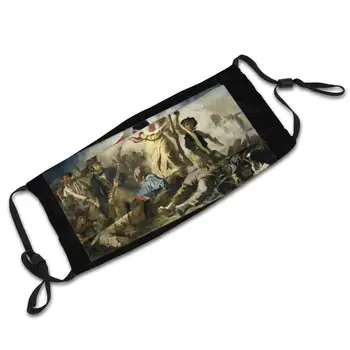 Laisvės Pirmaujančių Žmonių. Eugene Delacroix. Custom Modelis Plaunamas Filtras Kd2.5 Suaugusiems, Vaikams, Kaukė Laisvės Pirmaujančių Žmonės Sukilėlių