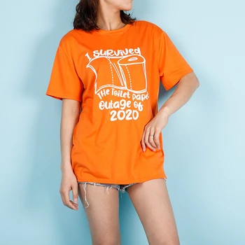 Laiškas Toliet Popieriaus Juokinga Moterų T marškinėliai trumpomis Rankovėmis Atsitiktinis Spausdinti Moterų Tee Top 2020 Metų Vasaros Plius Dydis Prarasti Lady T-shirt