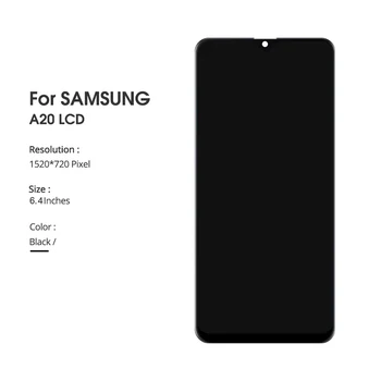 LCD Samsung Galaxy A20 A205 SM-A205F ekranas 