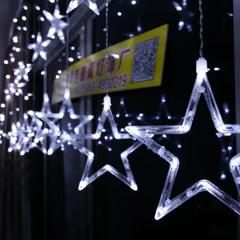LED Kalėdų Žiburiai Kalėdų Dekoracijas LED Star Langą String Žibintai Pasakų Žibintai Kerst Decoratie Luces De Navidad Kerst