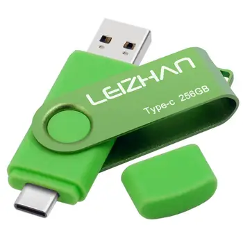 LEIZHAN USB C Flash Drive USB 3.0 OTG C Tipo Telefono Nuotrauka Stick 