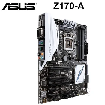 LGA 1151 DDR4 Asus Z170-A Motherbaord Intel Z170 Core i7/i5/i3 Darbalaukio Asus Z170 Mainboard 64GB USB3.1 Rūšis-1150 DDR4 ATX