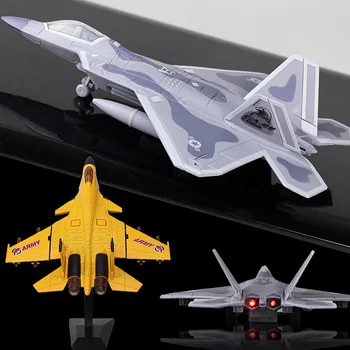 Lieti Lėktuvo Modelis Diecast Metal Žaislas Lėktuvas Modeliavimas J15 Plokštumos Acousto-regos Traukti Atgal Karinės Metalo Modelio Vaikams, Žaislų, Dovanų