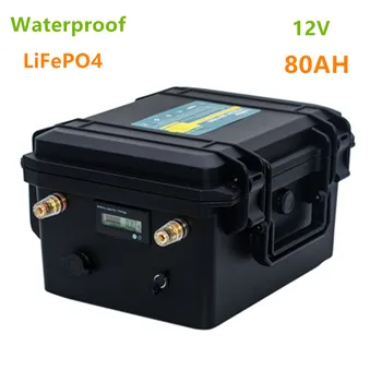 Lifepo4 12V 80ah ličio baterija 12V lifepo4 80AH vandeniui baterija valtis propelle/varikliai,Saulės energijos LED, inverter，ir t.t