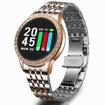 LIGE 2020 Naujas Moterų Smart Žiūrėti Spalvotas Ekranas Širdies ritmo Monitorius Mados Ponios žiūrėti Fitneso Sporto Smartwatch 