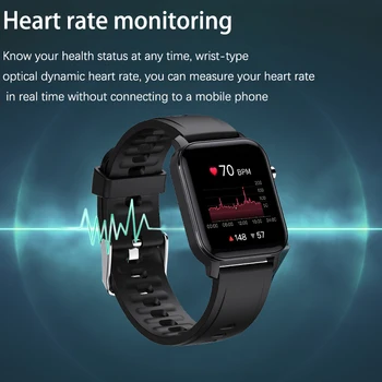 LIGE IP68 Vandeniui Smart Watch Vyrų Pedometer Širdies ritmo Daugiafunkcinis Sporto Tracker Sporto Smartwatch 