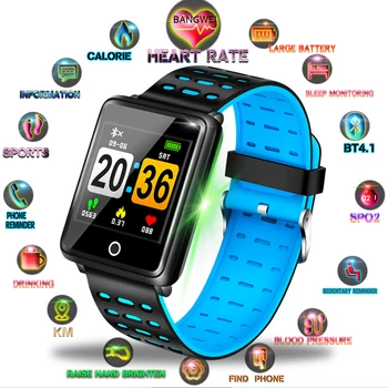 LIGE Naujas Smart Apyrankė Vyrams, Moterims Širdies ritmo Monitorius Kraujo Spaudimas Fitness Tracker Smartwatch Sporto Žiūrėti 