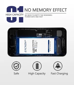 Ličio Telefono Bateriją, skirta iPhone 6S 6 7 5S 5 6plus Pakeitimo Bateria už iPhone6 iPhone7 iphone5s Baterija + Nemokamus Įrankius, 4000mAh