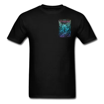 Lovecraft Marškinėlius Vyrams Žvėris Košmaras Cthulhu Dizaino marškinėliai 3D Digital Graphic Tee Marškinėliai Labai Marškinėlius Medvilnė