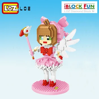 LOZ Deimantų Blokai Detektyvas Japonų Anime figūrėlių, Statyba Blokai Futbolo Asamblėjos Žaislai Vaikams Švietimo 9797