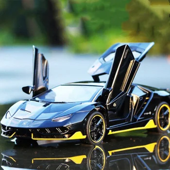LP770 750 1:32 Lamborghinis Automobilių Lieti Sporto Automobilio Modelį Diecast Garso, Super Lenktynių Kėlimo Uodega Karšto Automobilių Ratų Vaikams Dovanos