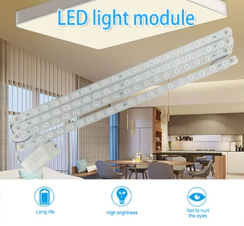 Lubų Lempos Apšvietimo Šaltinis LED Modulis Šviesos Luminaria Lubų AC 220V 32W 40W Lubų Šviesos, Skirtą kambarį Namuose Apšvietimas