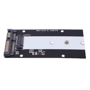M. 2 NGFF į SATA III SSD (Solid State Drive Stove Kortelės Palaikymas 2230/2242/2260/2280 M. 2 SSD lauke SSD adapterio plokštę