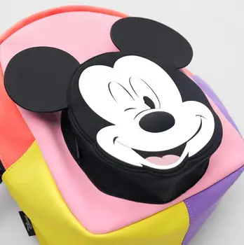 Mados Disney vaikų maišelį Mickey Mouse vaikų Bacpack pavasarį, Rudenį Mickey Minnie Mouse modelio kuprinė Vaikams Dovanos