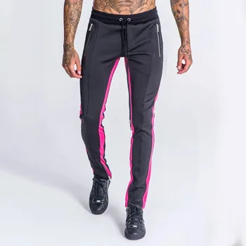 Mados juostele Bėgiojimo Kelnės Vyrams Dryžuotas Sporto Sweatpants trumpas atsitiktinis ilgas kelnes Vyrų Fitneso Poilsiu Kultūrizmo Kelnės