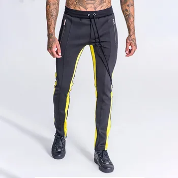 Mados juostele Bėgiojimo Kelnės Vyrams Dryžuotas Sporto Sweatpants trumpas atsitiktinis ilgas kelnes Vyrų Fitneso Poilsiu Kultūrizmo Kelnės