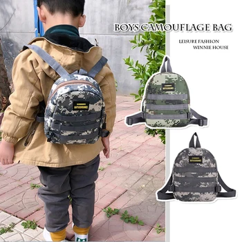 Mados kamufliažas maišelį vyrų lobis mažas krepšys, kelioninis krepšys tendencija mini kuprinė berniukas darželyje kuprinė
