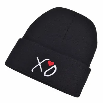 Mados Prekės ženklo Skullies Beanies XO kepurės Šiltą kepurę lady vyrų spausdinti hip-hop skrybėlę rudenį, žiemą šilta kepurės street laisvalaikio megzta kepurė