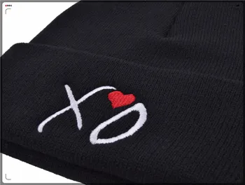 Mados Prekės ženklo Skullies Beanies XO kepurės Šiltą kepurę lady vyrų spausdinti hip-hop skrybėlę rudenį, žiemą šilta kepurės street laisvalaikio megzta kepurė