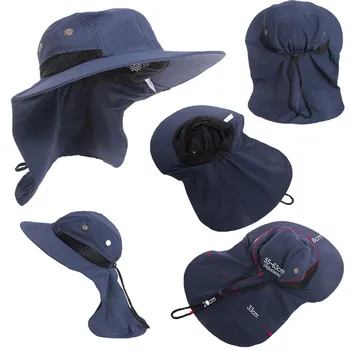Mados Saulės Kepurės Moterims, Vyrams, skėtį nuo saulės Atvartu Lauko UV Apsauga Džiunglių Laipiojimo Pėsčiųjų Reguliuojamas Žvejybos Kvėpuojantis Akių Skrybėlę
