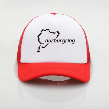 Mados skrybėlę Nurburgring Beisbolo Kepurės, Reguliuojamas Snapback Kepurės Vyrai Moterų skrybėlės, skrybėlės rožinė