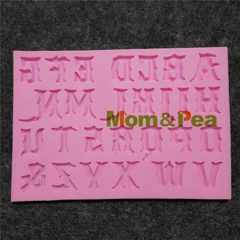 Mama&Žirnių 1233-35 Nemokamas Pristatymas Numerius & Raidžių Silikono Formos Pyragas Apdaila Minkštas Pyragas 3D Pelėsių, Maisto Klasės,