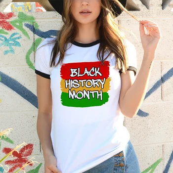 Mano Juoduma yra Dope t shirt Moterims, Drabužiai Vasaros Juodosios Istorijos Mėnesį Viršūnes Tee Vintage Black Kultūra Moterų marškinėliai Streetwear