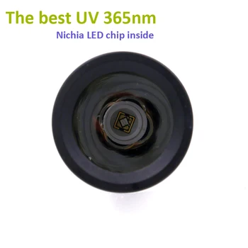 Manta Ray S9 Black UV 365nm 6w Led Žibintuvėlis,nichia 365UV pusėje ,UV Lempos Šviesoje BRO atšvaitas, Liuminescencinės Agent Aptikimas