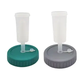 Mason Jar Fermentacijos Dangčio Premium Mason Jar Fermentacijos Dangtis su Silikono Žiedas ir Vamzdelis Fermentacijos Rinkiniai Plačiai Burnos Stiklainiai