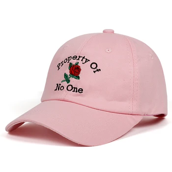 Medvilnė, Naujas Siuvinėjimo Beisbolo Kepurės, Kepurės Moterims, Vyrams Mados reguliuojamas Rose Snapback Cap hip-hop Kepurės