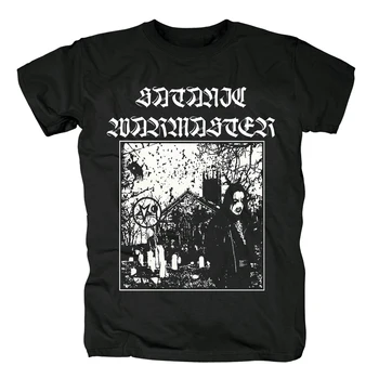 Medvilnės Nemokamas pristatymas šėtono warmaster Opferblut black metalo nauji medvilniniai marškinėliai Europos Dydį