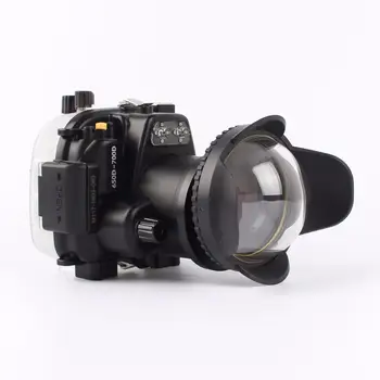Meikon 40M 130FT po vandeniu Vandeniui Korpusas Atveju Canon EOS 650D 700D ( Rebel T4i/T5i ) Kamera + MEIKON 67mm 